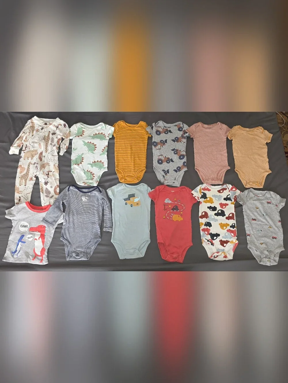 Carter's Multi-Pack Baby Bodysuits with 1 T-shirt